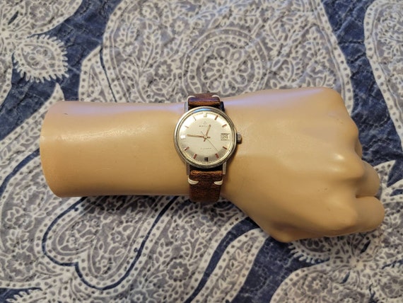 Vintage Baylor Stainless Steel Manual Wind Men s Watch Etsy UK