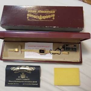 Vintage Jules Jurgensen 4873 Gold Plated Quartz Ladies Watch (Old Stock)