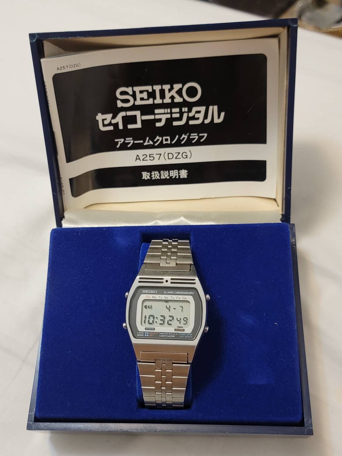 Vintage Seiko A257-5010 Stainless Steel Digital Men's - Etsy
