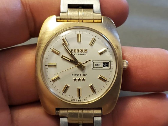 Benrus electronic citation watch sales