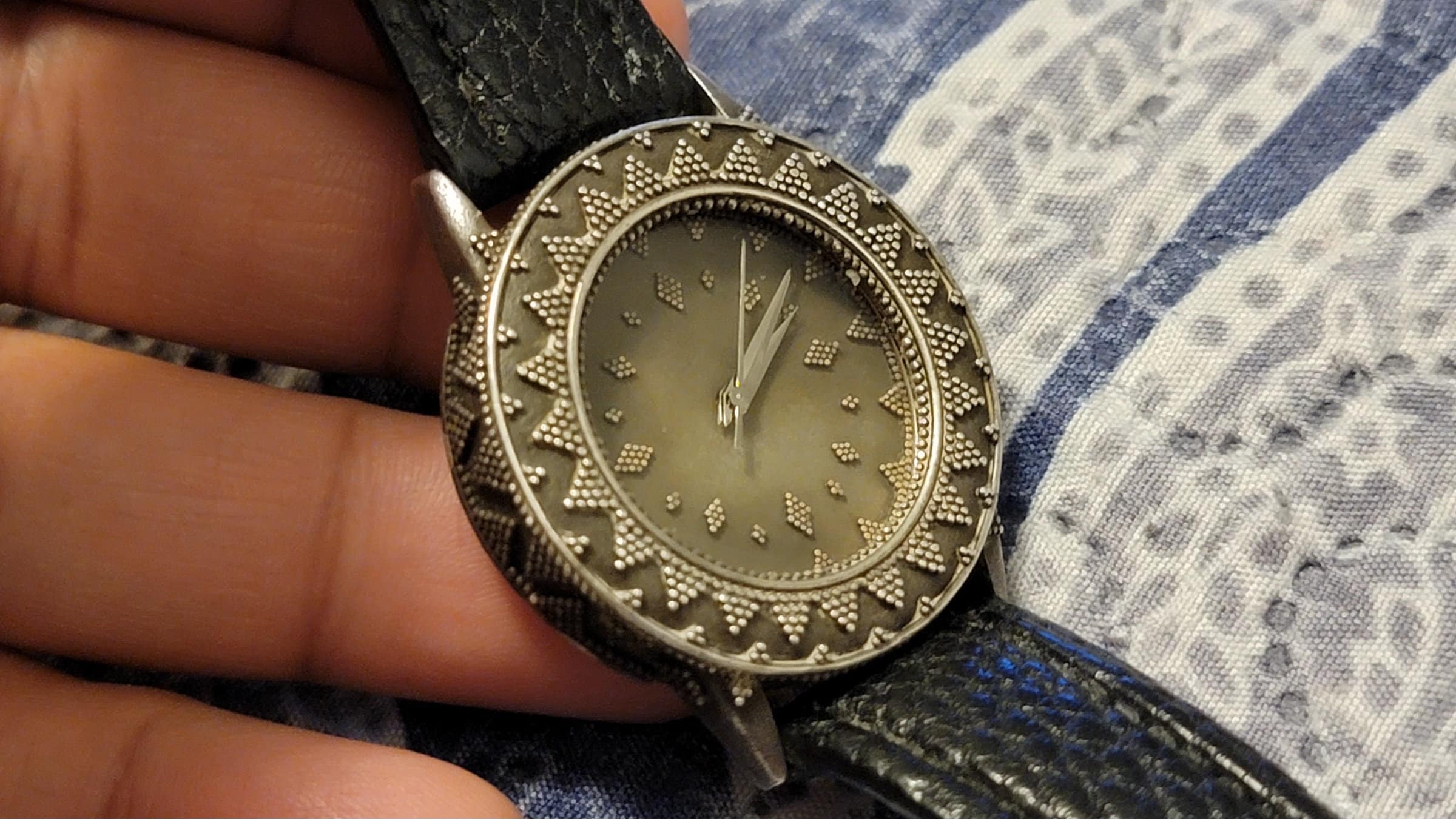 Vintage John Hardy Sterling Silver Swiss Made Quartz Men