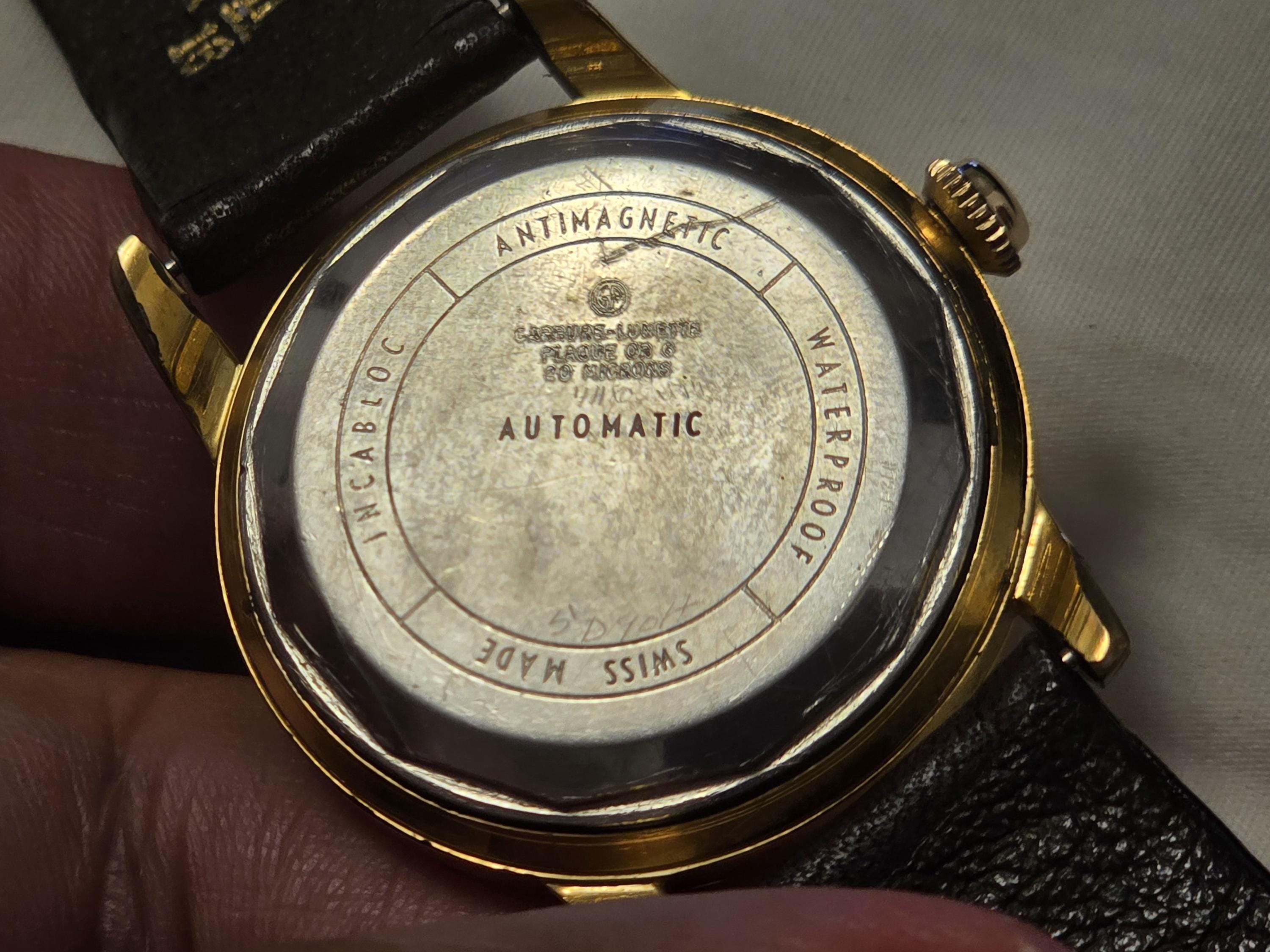 Vintage Bucherer Gold Plated Chronometer 25 Jewels Automatic Vintage Bucherer Gold Plated Chronometer 25 Jewels Automatic