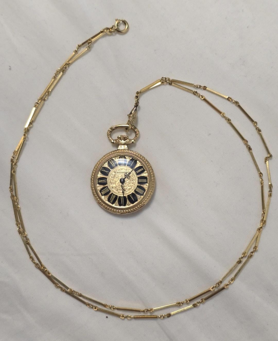 Vintage Bucherer Gold Plated Swiss Made Manual Wind Ladies  display picture 2