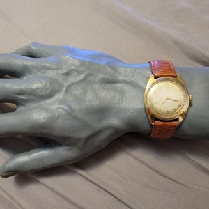 Rare Vintage Hamilton Gold-Filled 748 Manual Wind Movement Men&#39;s Watch