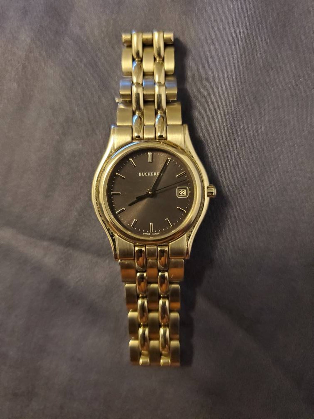 Rare Vintage Bucherer Swiss Made C 2000 Ladies Quartz Watch Etsy Canada