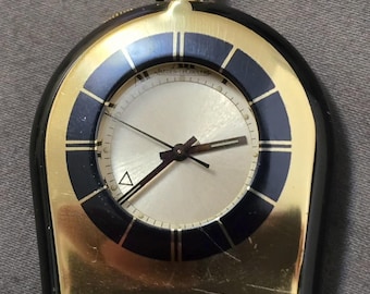 Vintage LeCoultre Memovox Date Alarm Swiss-Made Manual Wind Travel Clock