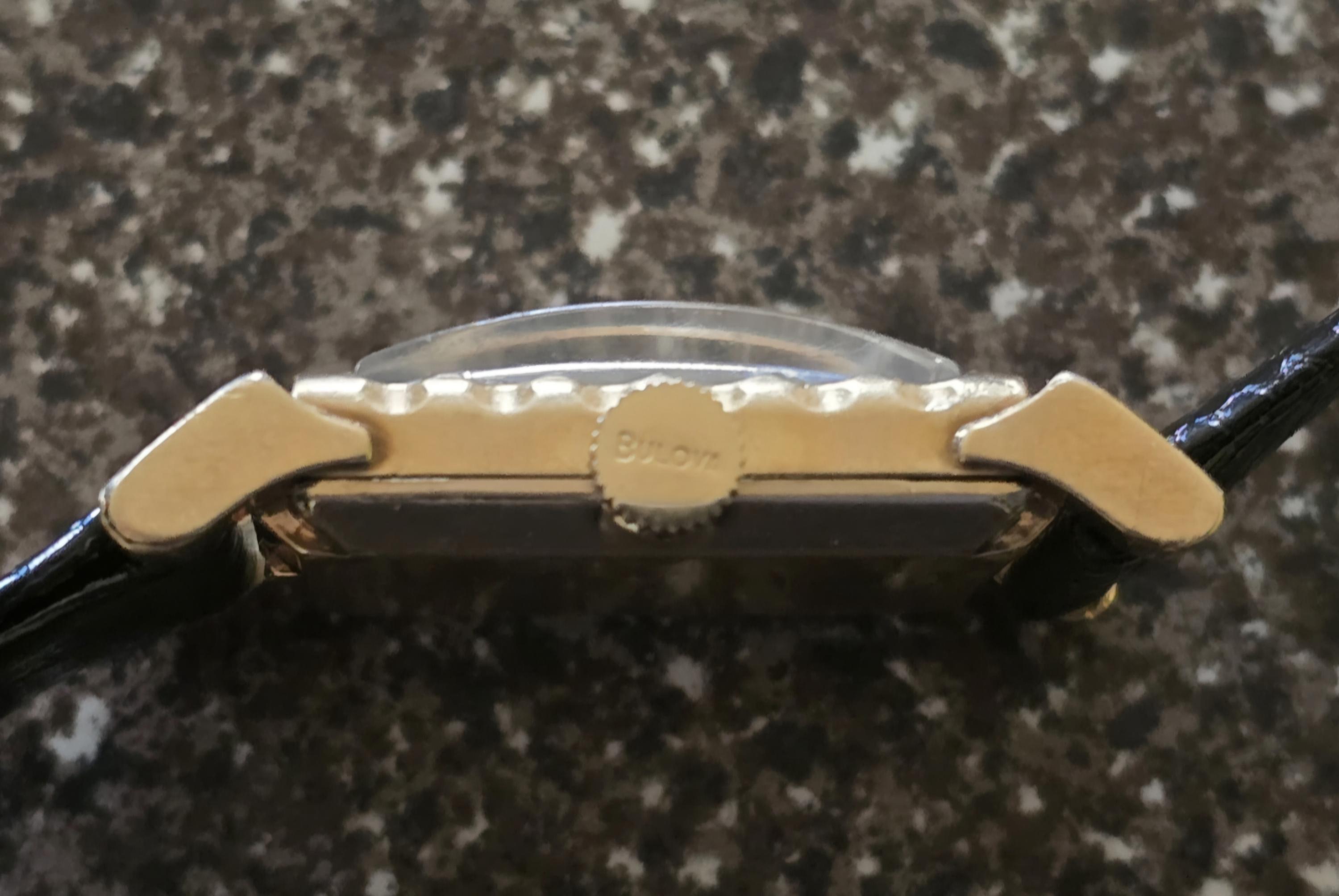 Vintage Bulova Excellency 10K Gold Filled U.S.A 21 Jewels Rectangular ...