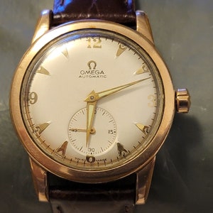 Vintage Omega Gold Filled 17 Jewels Cal.342 Swiss Made Bumper Automatic Men's Watch