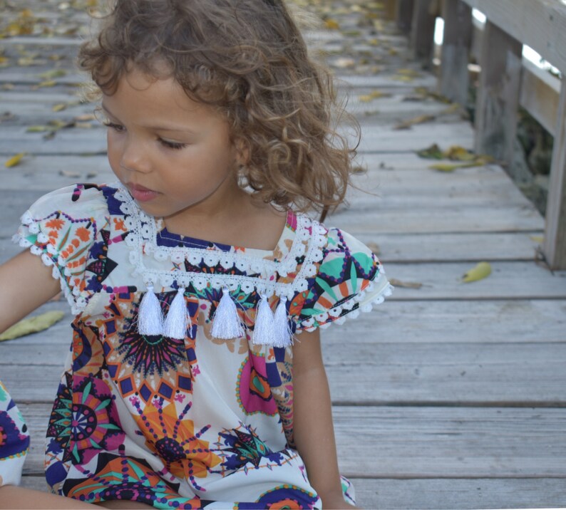 summer dress with tassels