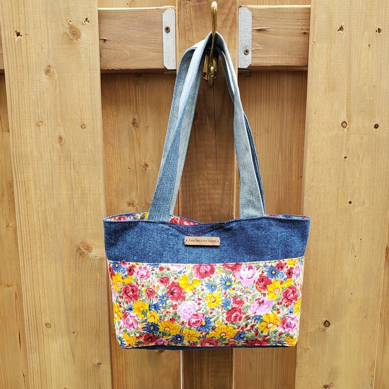 purse made from jeans