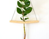 Minimalist, wooden vase, hanging vase, reclaimed wood, minimalist vase, minimalist decor