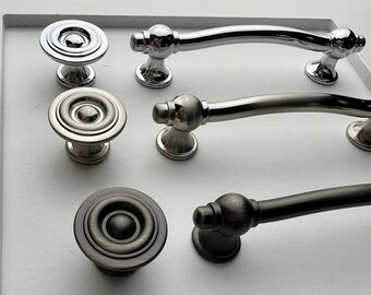 Knobs & Pulls Hardware | Refresh | Syracuse Collection | 4 finishes | Furniture Cabinet Hardware | Contemporary  | Kitchen Refresh