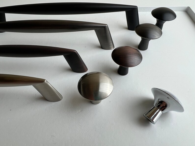 Hardware Pulls & Knobs Refresh Zachary Collection 5 finishes Furniture Cabinet Hardware Modern Kitchen Refresh image 3