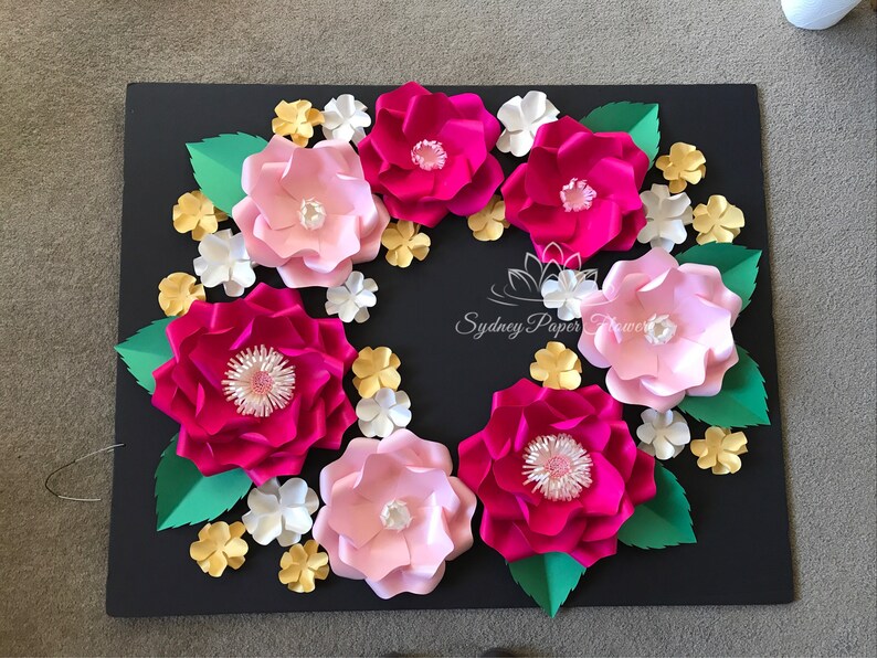 Moana Party Paper Flower Backdrop Paper Flower Wall Wedding Backdrop Tropical Party Bridal Baby Shower Sweet Table Christening Dessert Table