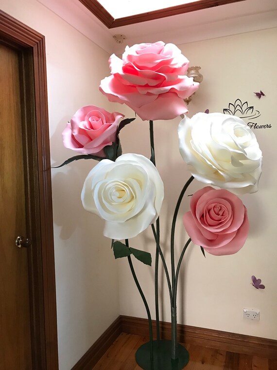 ALQUILAR flores gigantes ROSA o PEONÍA flor de papel - Etsy España ALQUILAR flores gigantes ROSA o PEONÍA flor de papel - Etsy España