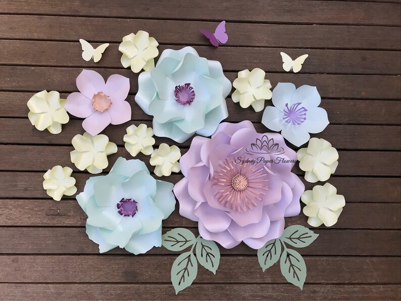 Super Mini Spring Paper Flower Backdrop Paper Flower Wall Wedding Backdrop Bridal Baby Shower Nursery Decor Christening Sweet 16 Holy Commun