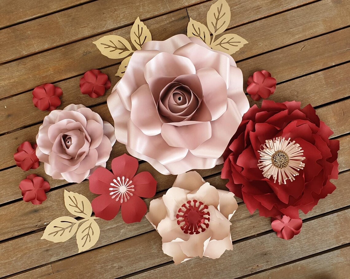 LILY LOVES LUKA Paper Flower Mini Backdrop/paper Flower Etsy Australia