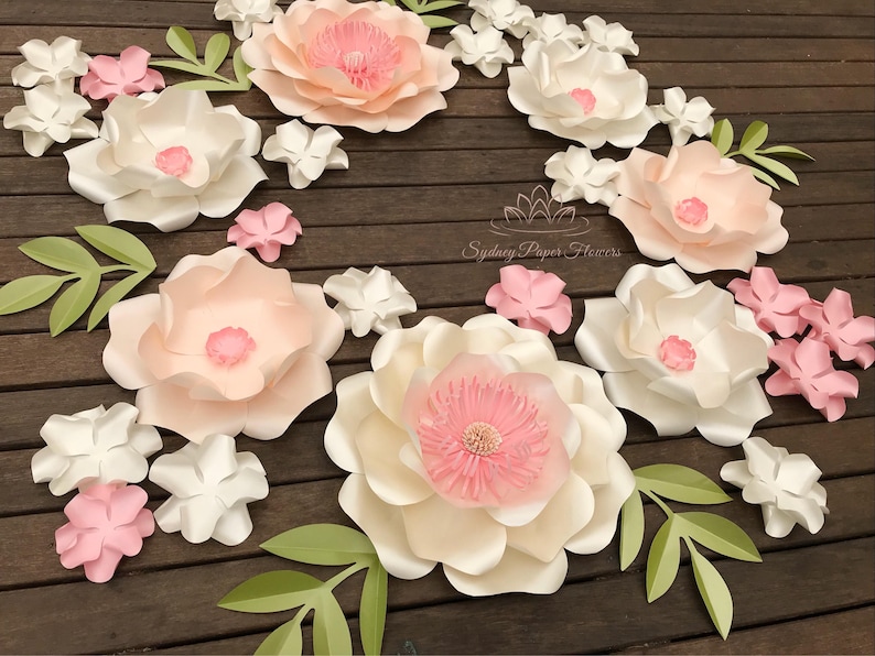 Spring Is In The Air Paper Flower Backdrop Paper Flower Wall Wedding Backdrop Backdrop Baby Shower Sweet Table Christening Dessert Table