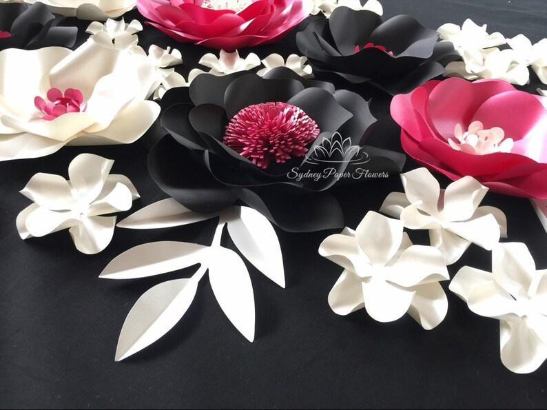 KATE SPADE Style Paper Flower Backdrop paper Flower Etsy