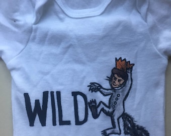 Gdzie dzikie rzeczy są 0-3m Onesie