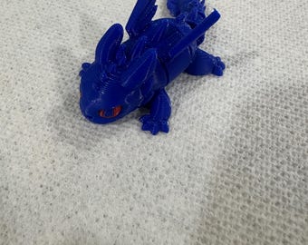 Toothless articulated dragon from how to train your dragon