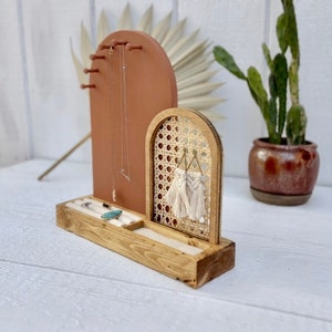 Rattan earring hot sale holder
