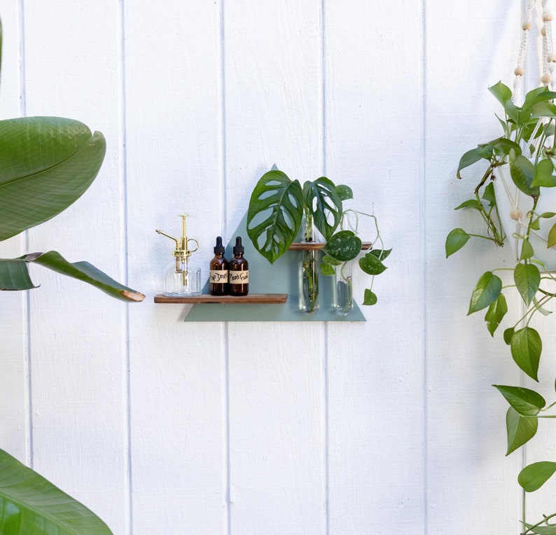 DunnRusticTN Triangle Geometric Propagation Plant Shelf