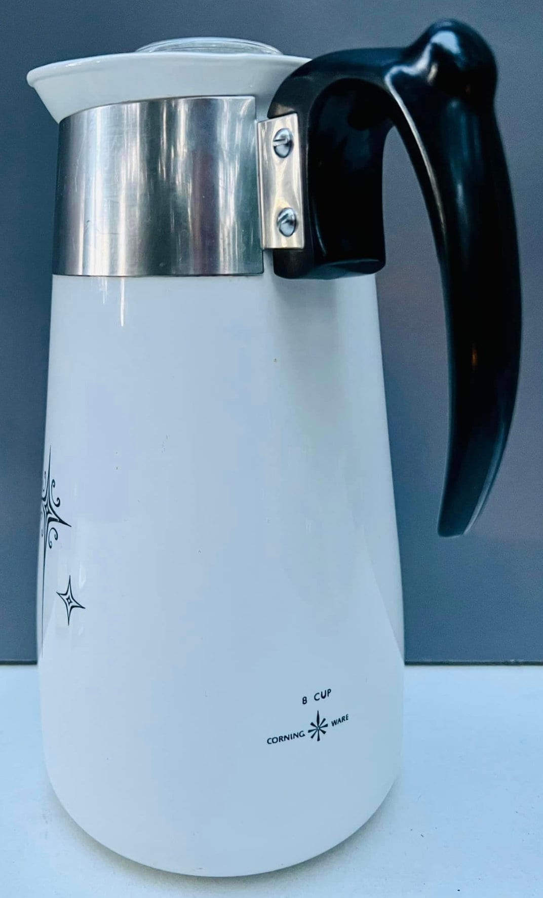 Rare Vintage Corning Ware Atomic Starbust 8cup Coffee Pot Etsy