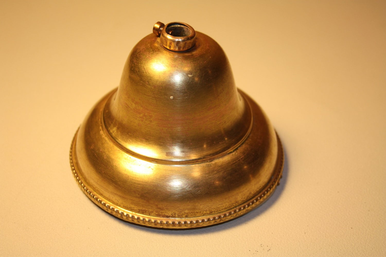 Vintage Light Fixture Brass Canopy Etsy