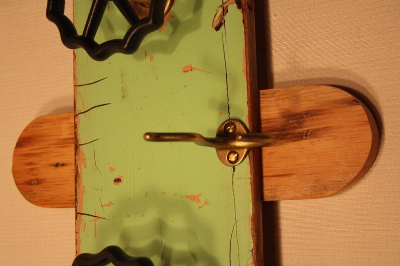 Coat Rack With Vintage Valve Handles Etsy