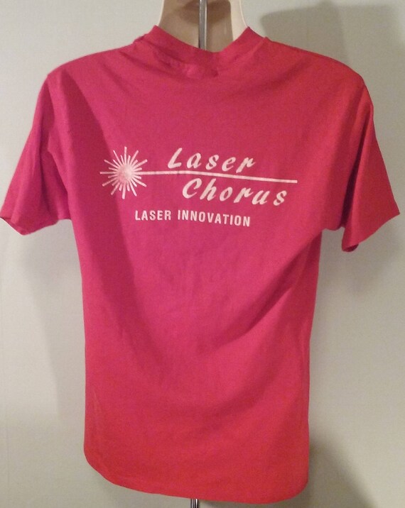 Vintage 90s Hanes 50/50 T-Shirt // Laser Chorus L… - image 1