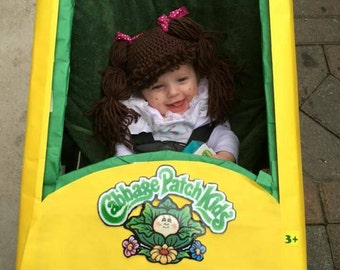 Inspired Cabbage Patch wig/hat Halloween costume