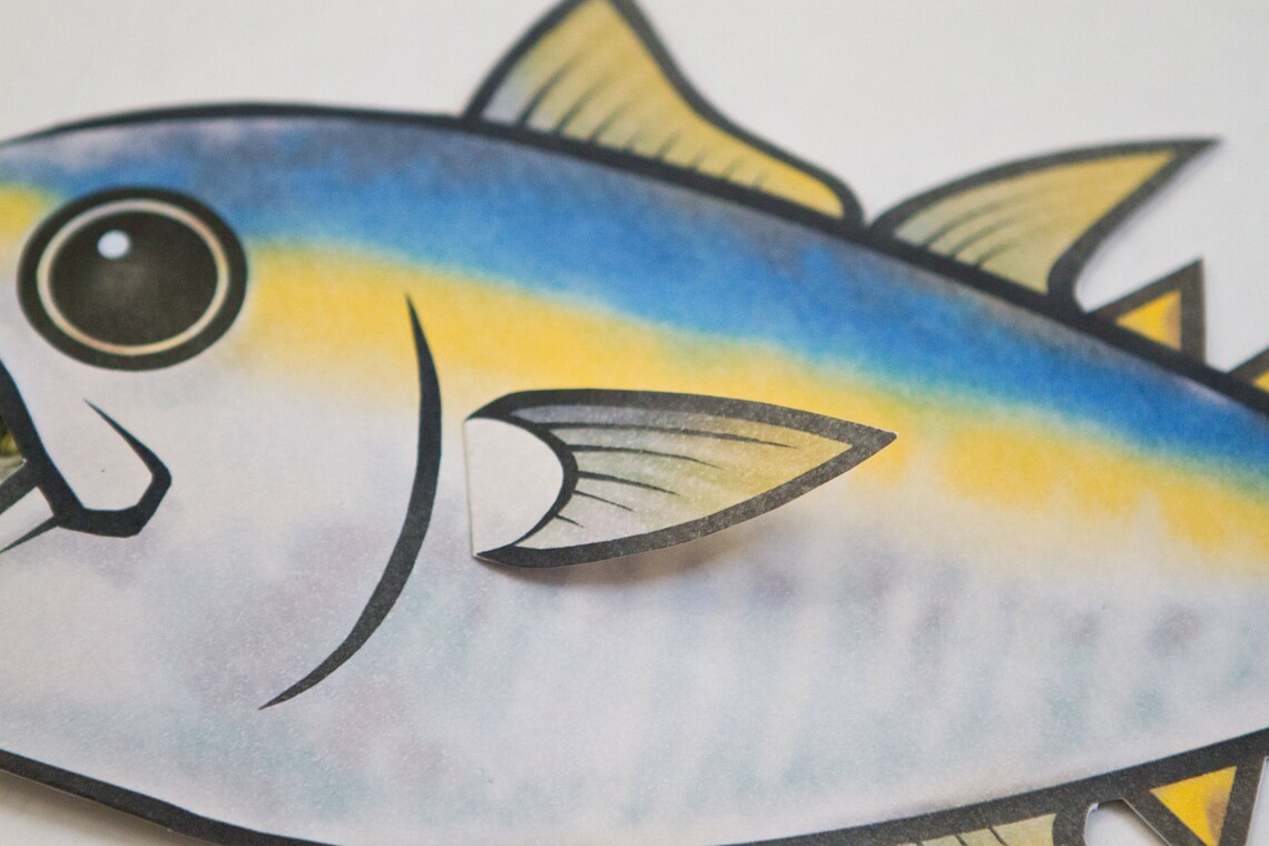PRINTABLE : Yellowfin Tuna Gift Card Case - Etsy