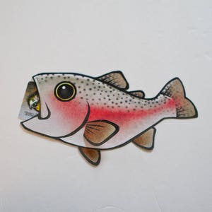 PRINTABLE : Steelhead Rainbow Trout Gift Card Case