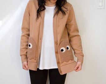 HECHO A MANO: Cárdigan fantasma