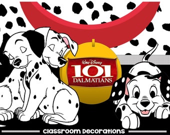 Whimsical 101 Dalmatians Classroom Decor set-customiable