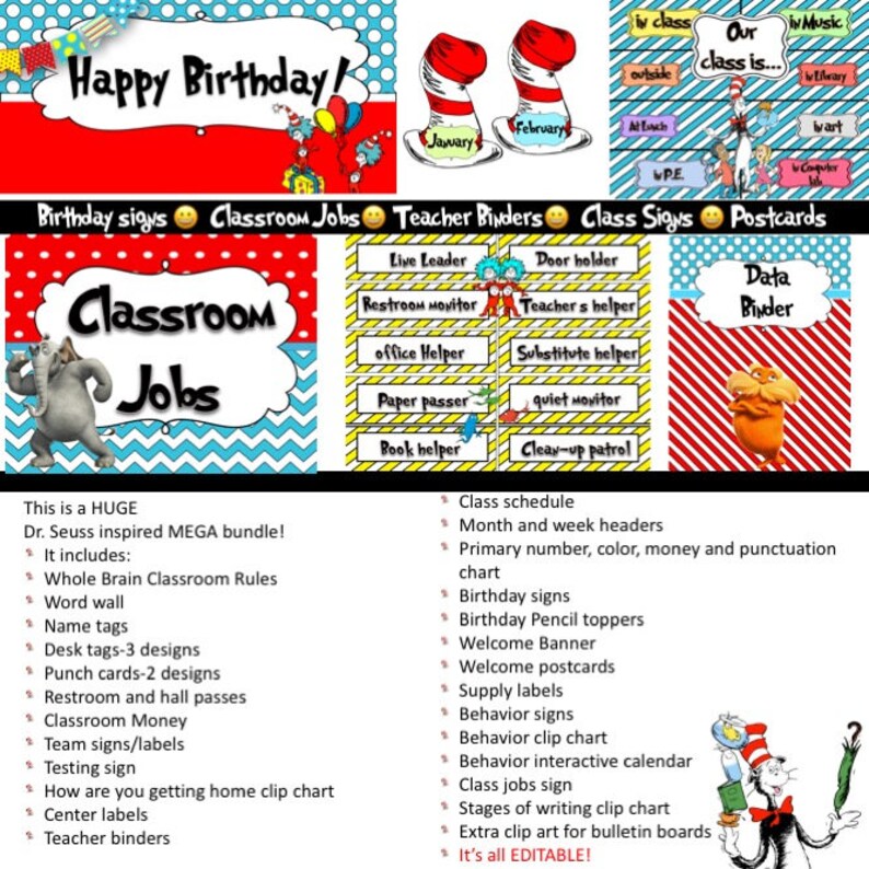 Class Decorations Chart