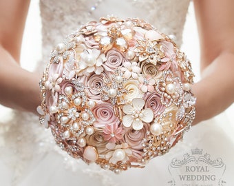 Brooch Bouquet-Custom Bridal Brooch Bouquet