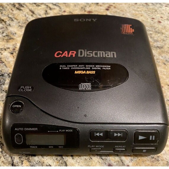Sony Car Discman Model D-802K Digital Mega Bass CD Player 