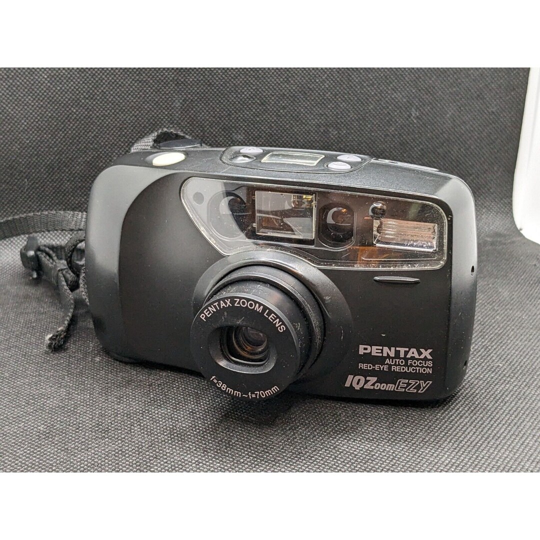 Pentax Iqzoom EZY Point & Shoot Zoom 35mm Film Camera TESTED, WORKS Etsy