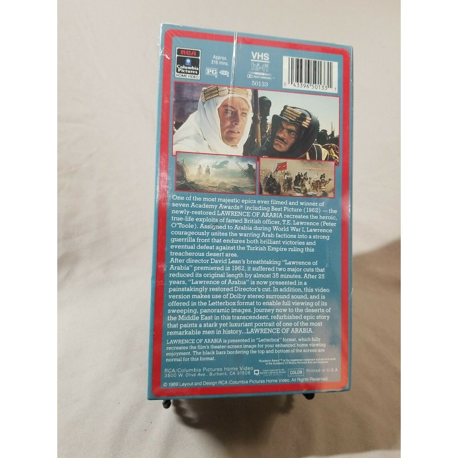 Lawrence of Arabia VHS Restored Letter Box Version 2 Tapes - Etsy