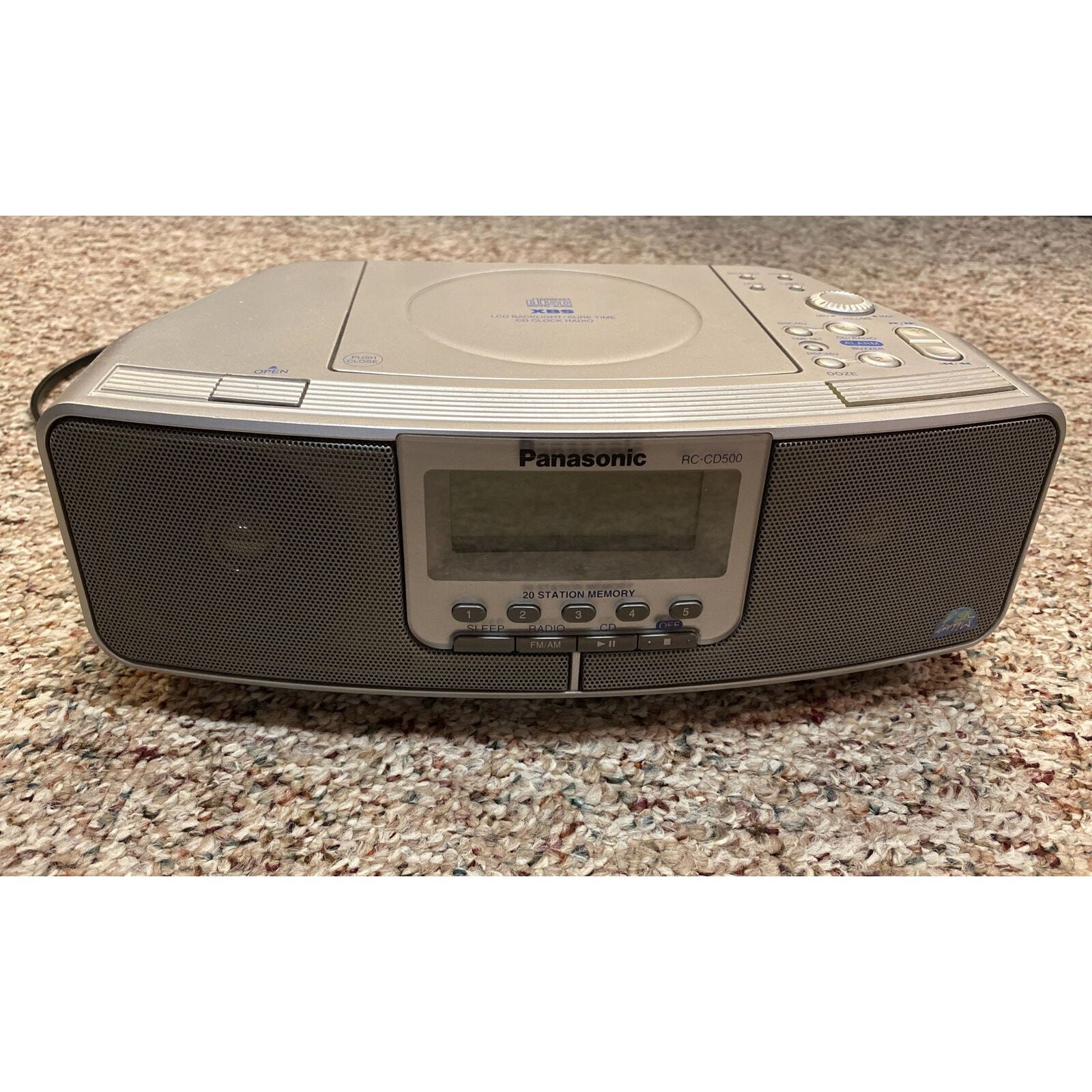 Tilbagekaldelse Marty Fielding Jeg accepterer det Panasonic RC-CD500 Dual-alarm Clock CD Player Am/fm Radio - Etsy