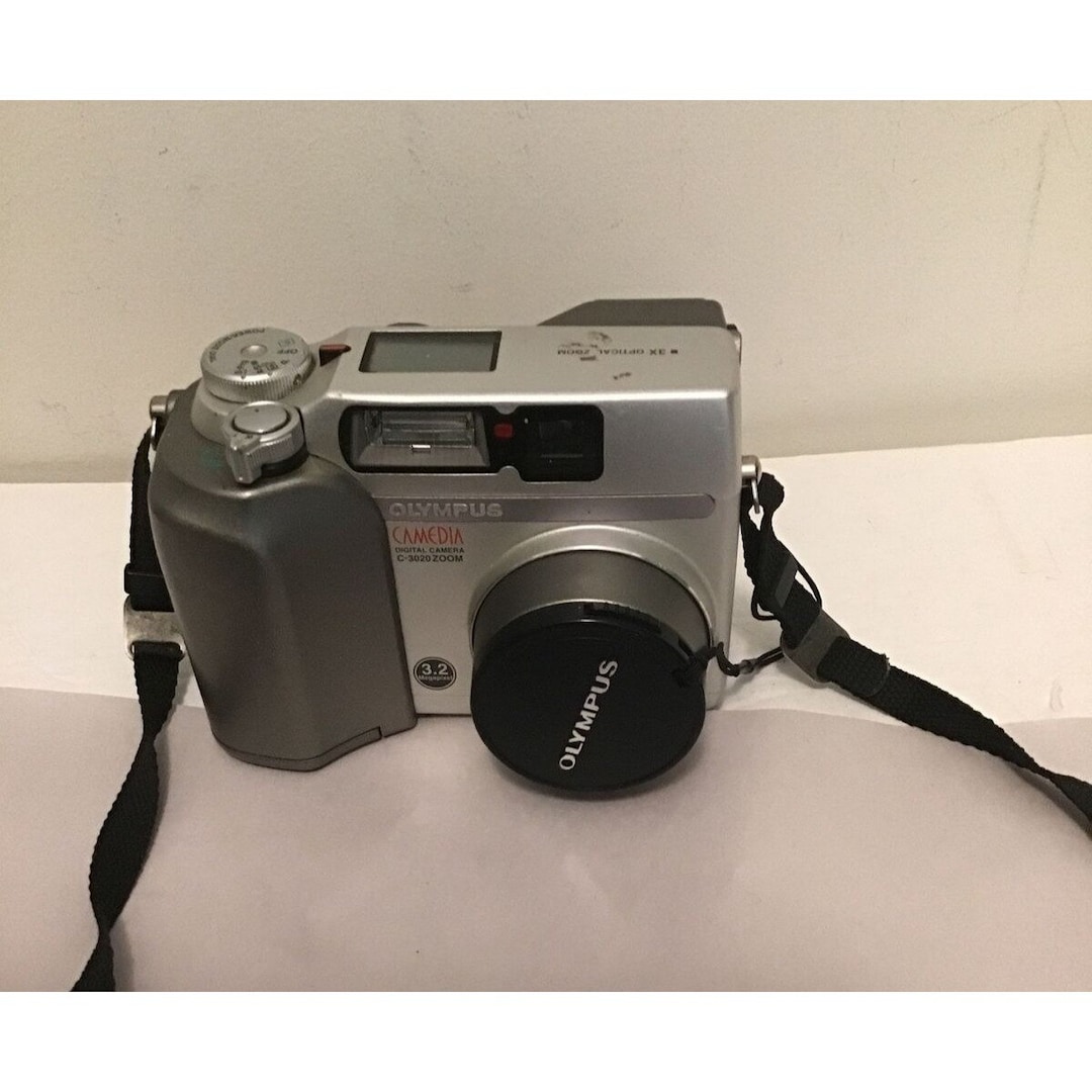 Olympus Camedia Digital Camera C3020 3.2 MP 3X Optical 7.5X Zoom Etsy