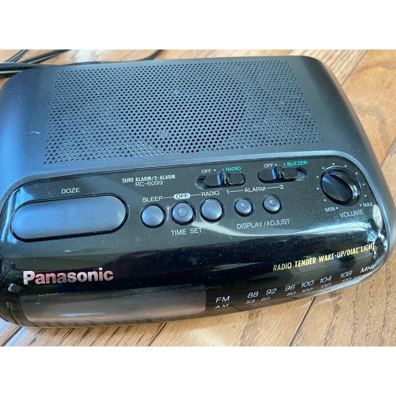 Panasonic RC6099 AM FM Dual Alarm Clock Radio Green Digital Etsy