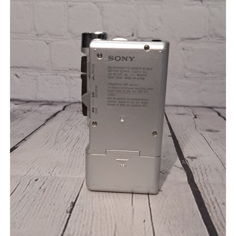 Sony Clear Voice Plus M560V Microcassette Recorder Etsy
