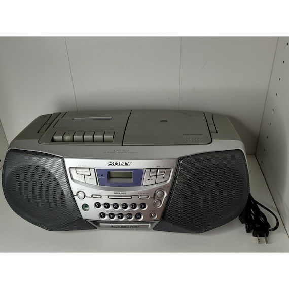 Sony Cfd-s22 Mega Bass CD Player AM FM Radio Cassette Boombox