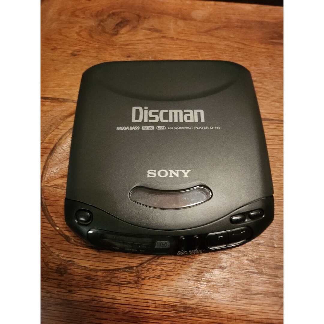 Reproductor compacto de CD Sony Discman D-141 Reproductor de CD portátil  Sony antiguo -  España