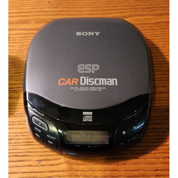 Sony Car Discman Black Lettore CD portatile modello D-830K Classic Vintage  funzionante -  Italia
