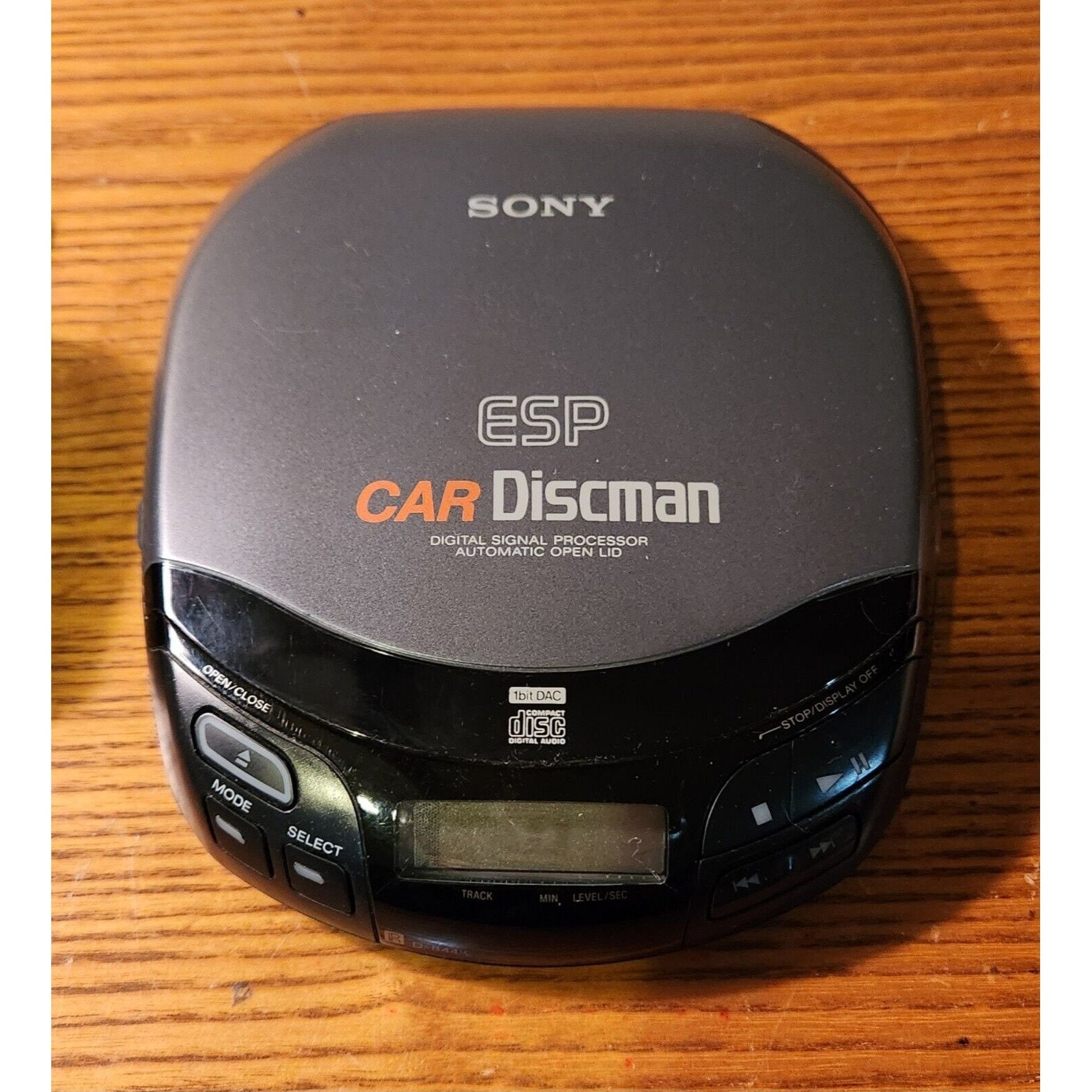 Sony Car Discman Black Portable CD Player Model D-830K Classic