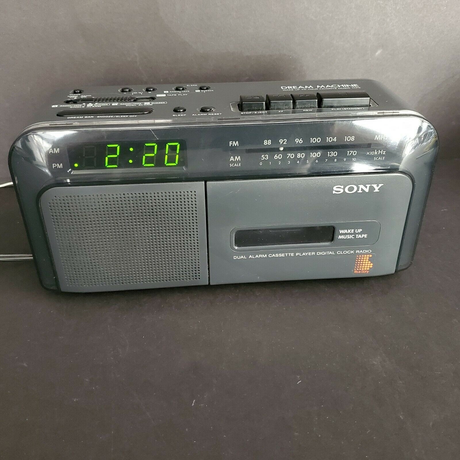 Sony Dream Machine ICF-C707 AM / FM Radio reloj w / Temp & Nature Sounds -   España